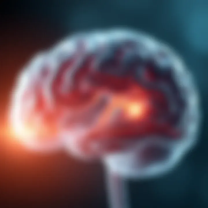 Illustration depicting the gut-brain axis interaction