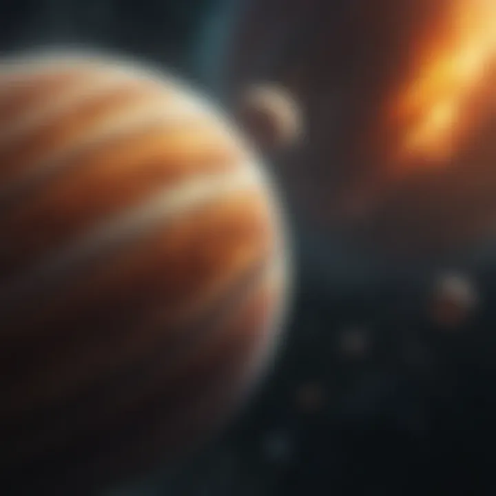 Visualization of the gas giants with emphasis on their atmospheric dynamics