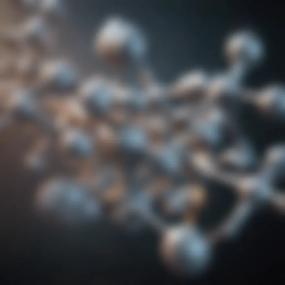 Chemical structure of calcium compounds