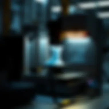 Revolutionizing Manufacturing: Ultra-Fast 3D Printing Futuristic 3D printing technology in operation