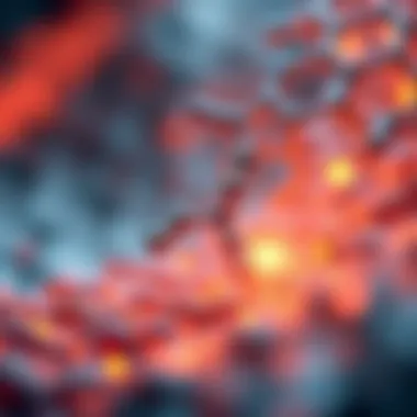 Visual representation of upconversion nanoparticle structure and properties