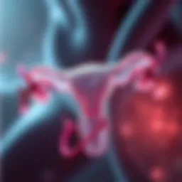 Illustration depicting the balance of vaginal flora