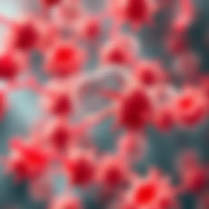 Probiotics Interacting with Harmful Bacteria Diagram showing the interaction of probiotics with harmful bacteria