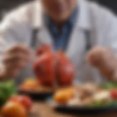 Dietary Strategies for Managing Fluid Intake Illustration of dietary guidelines for heart failure patients