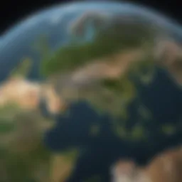 World map highlighting carbon emissions by country