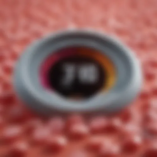 A visual representation of blood glucose levels in relation to HbA1c targets.