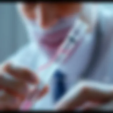 Graph illustrating accuracy of swab tests