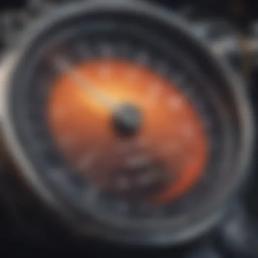 Detailed view of a dynamometer showcasing its operational components
