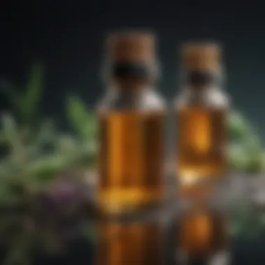 Active Compounds in Essential Oils Visual representation of active compounds in essential oils