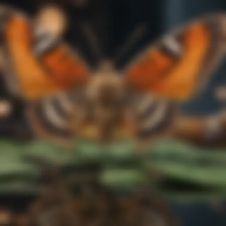 Impact of industrialization on moth coloration