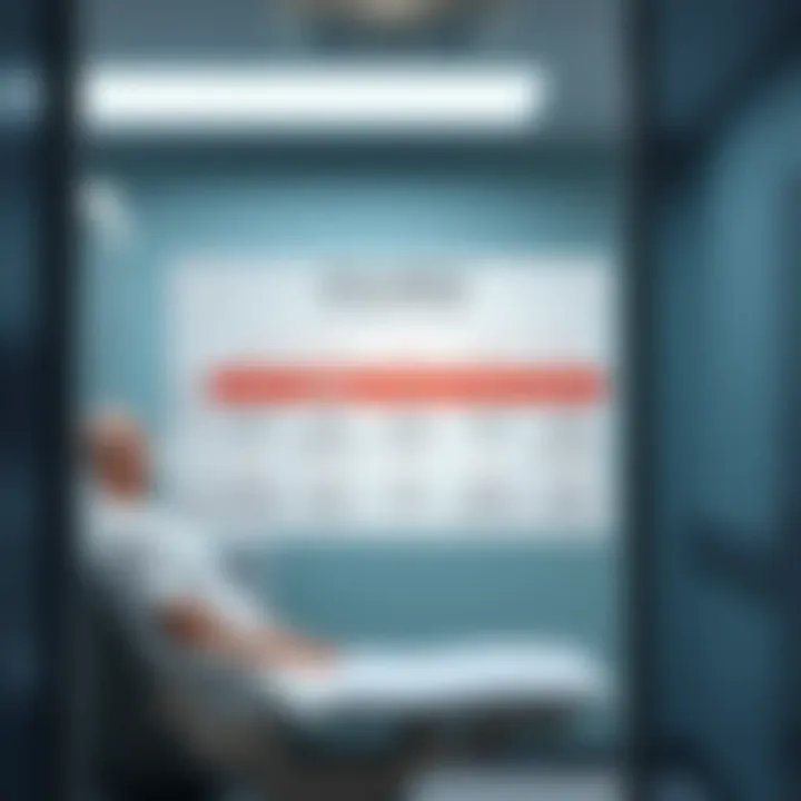 Diagram illustrating patient eligibility criteria for intravenous iron treatment