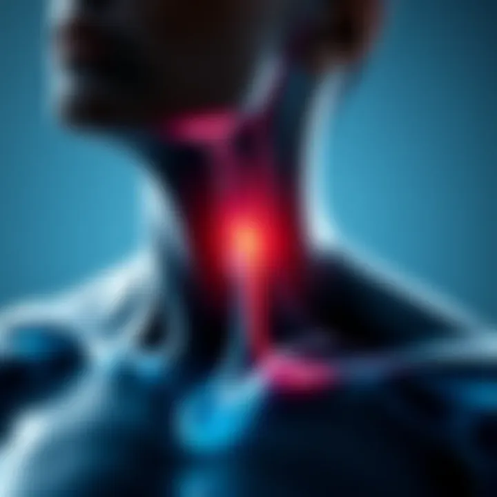 Illustration depicting the physiological mechanisms of lymph fluid movement