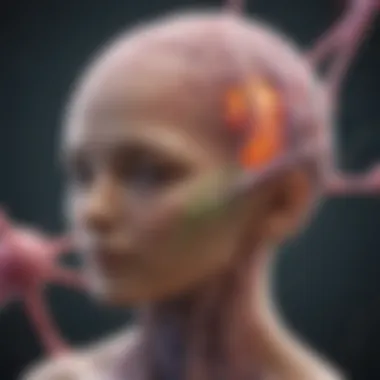 Lymphatic System and Cancer Spread Diagram showing the lymphatic system and the spread of cancer