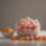 A close-up view of various prenatal vitamins and supplements arranged elegantly.