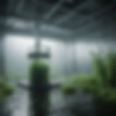 Innovative Microalgae Reactor Design Innovative microalgae reactor design showcasing efficient growth parameters