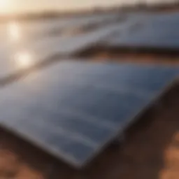 Innovative solar panel technology harnessing sunlight efficiently