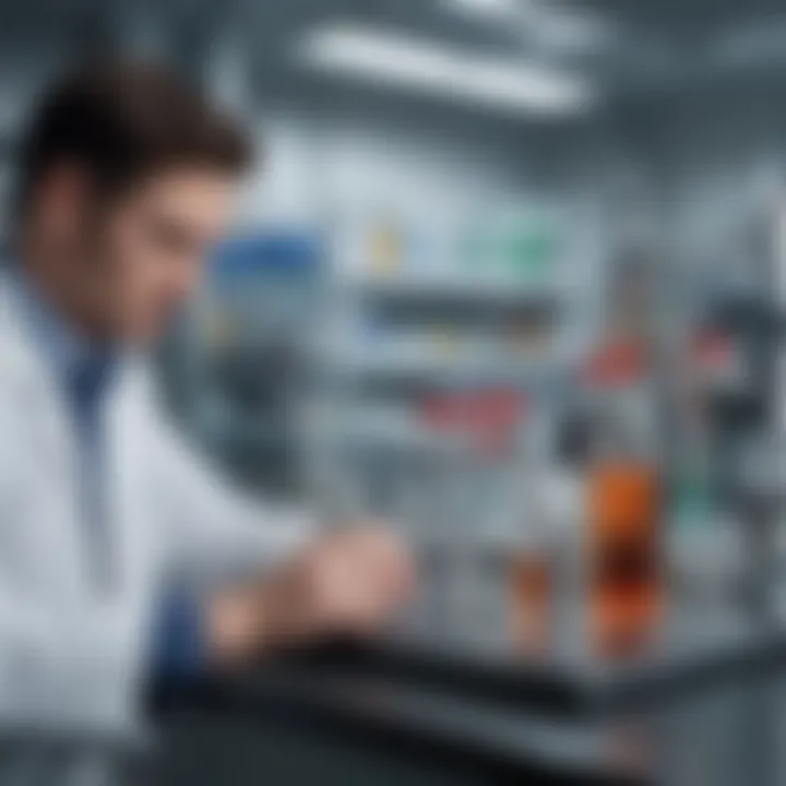 Laboratory setting with advanced technology for vaccine research