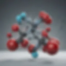 Chemical structure of myxothiazol showcasing its unique molecular arrangement