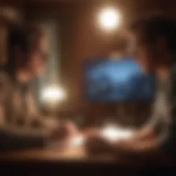 A scholar engaging in a discussion