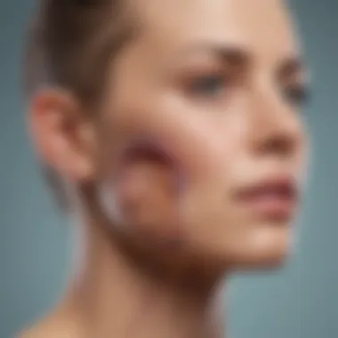 Clinical Manifestations of Parotid Neoplasms Diagram illustrating clinical manifestations of parotid neoplasms