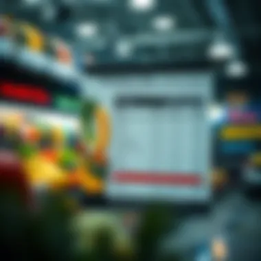 Chart showcasing dietary choices based on nutritional data