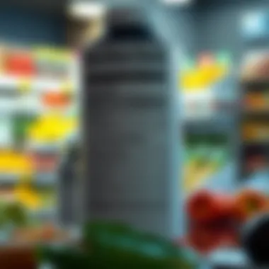 Visual representation of food group analysis