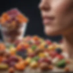 A vibrant assortment of foods rich in essential vitamins for thyroid health.