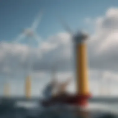 Graphs showing the economic advantages of offshore wind energy