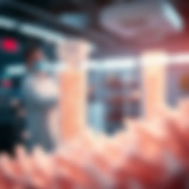 Future Research Trends in Antibiotic Development Futuristic depiction of antibiotic research trends