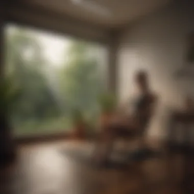 Creating a Calming Space for Pain Relief A serene environment promoting relaxation and mindfulness.