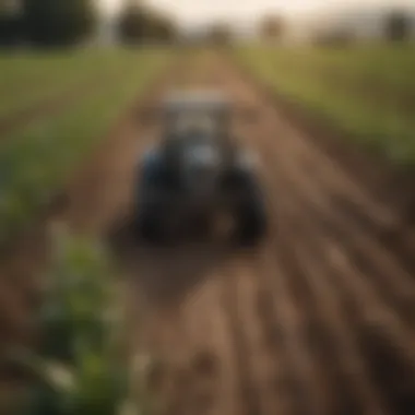Pendimethalin in Agricultural Field Application Pendimethalin applied in a field environment