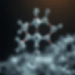 Molecular structure of phosphonic acid showcasing its unique bonding