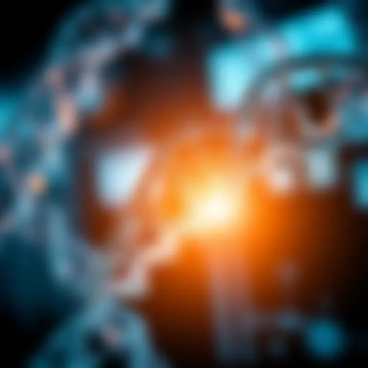 Integration of Genetic Data in Precision Medicine An illustration depicting the integration of genetic data and healthcare