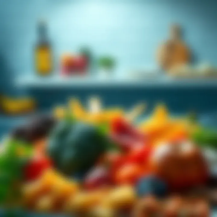 A vibrant array of probiotic-rich foods showcasing their diverse sources