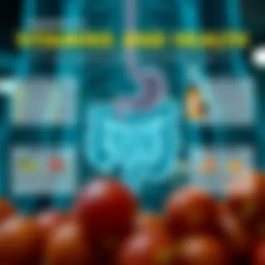 Recent Research on Vitamins and Colon Health Infographic summarizing research findings on vitamins and colon health