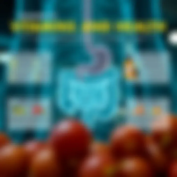 Recent Research on Vitamins and Colon Health Infographic summarizing research findings on vitamins and colon health