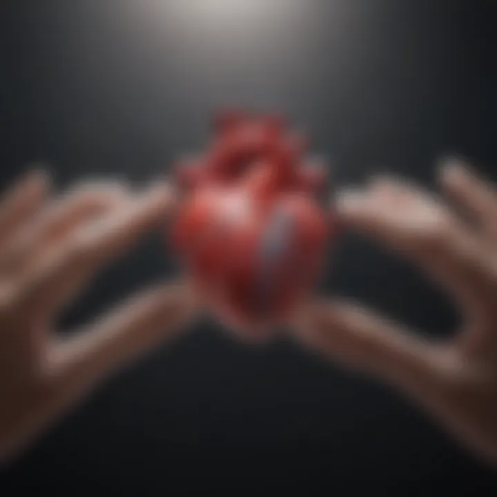 Infographic illustrating key risk factors associated with heart disease.