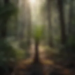 Saw Palmetto Plant in Natural Habitat