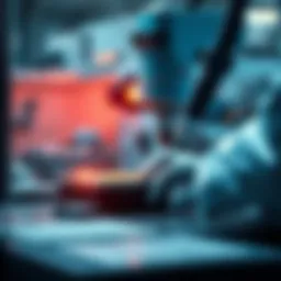 Precision silicon etching technique demonstrated in a laboratory setting