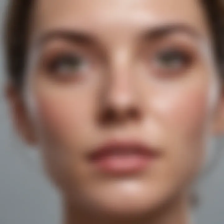 Visual representation of skincare routines for porosis skin