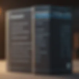 Illustration of a digital thesaurus interface showcasing dynamic synonym suggestions