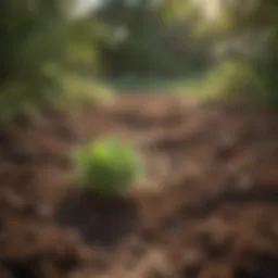 Diverse soil improvers in a natural setting