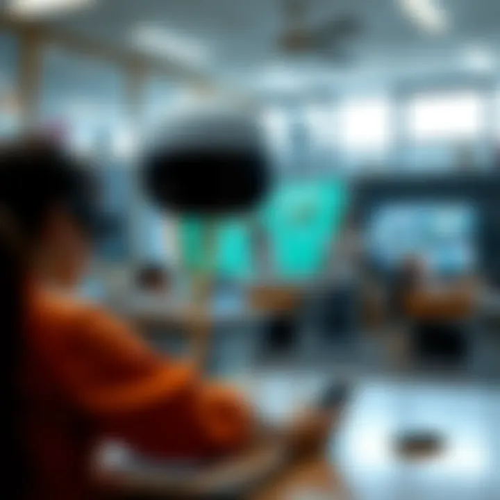 Augmented reality overlay in an educational setting