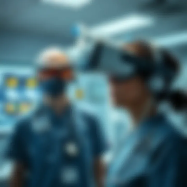 Virtual reality simulation for healthcare training