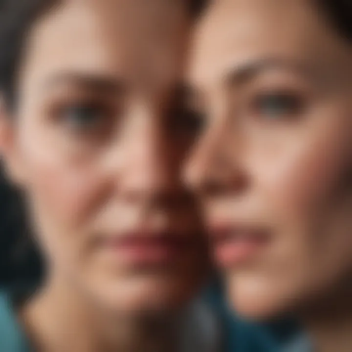 Emotional support diagram for patients and caregivers