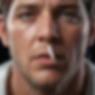 Behavioral Modifications for Smoking Cessation Visual representation of behavioral modifications to quit smoking