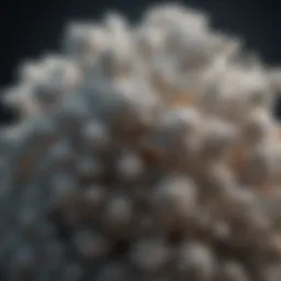 Representation of zeolite structure highlighting its porous nature