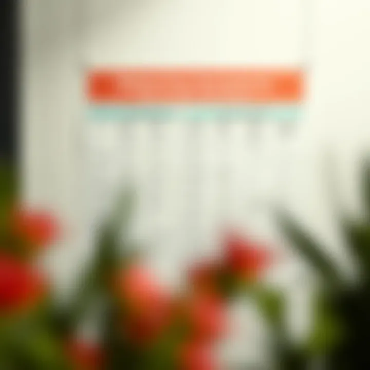 Chart comparing flu and non-flu symptoms.