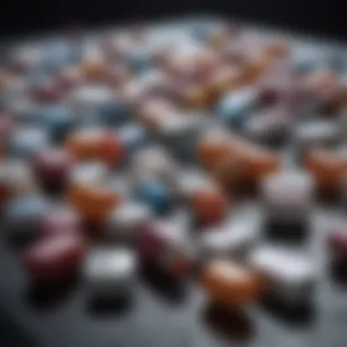 Antiepileptic Medications Overview Close-up of antiepileptic drugs on a table