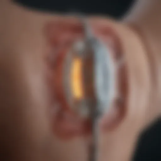Illustration of TENS implant mechanism